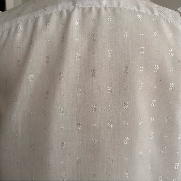 Vintage 70s YOU BABES Ivory Blouse – Puff Sleeve Pintuck Peasant Top Cottagecore - Picture 9 of 14